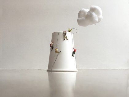 Designer Constructs Wonderful, Imaginative Scenarios From Used Coffee Cups