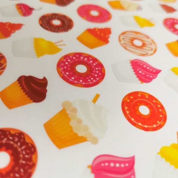 Donuts & Cupcakes Greaseproof Paper