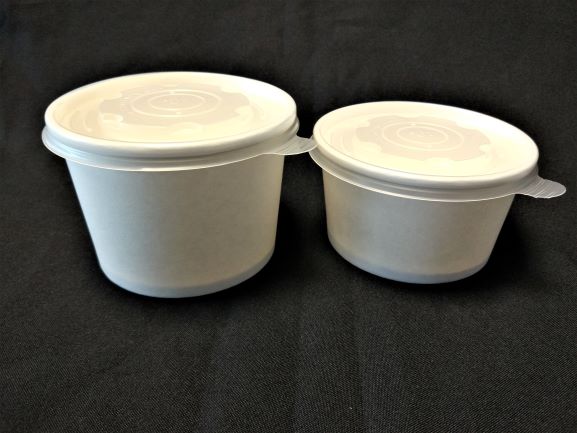 354mL White Disposable Hot Cold Container Takeaway Details about   25x Food Cup with Lid 12oz 