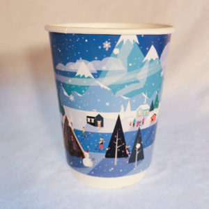 Christmas Scene Paper Cup