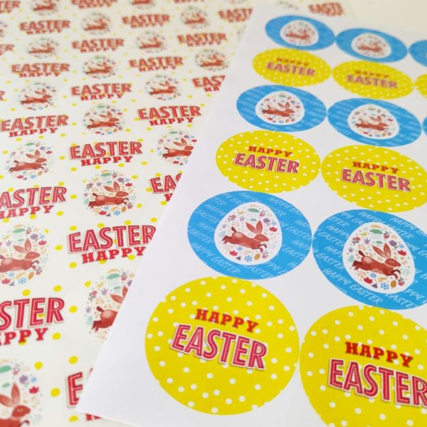 Happy Easter Greaseproof & Stickers
