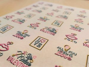 Valentines Day Greaseproof Paper