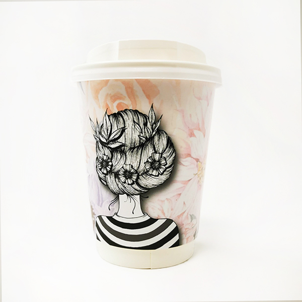 Be Beautiful Printed Paper Cup