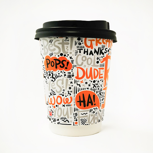 Rad Dad Fathers Day Paper Cup