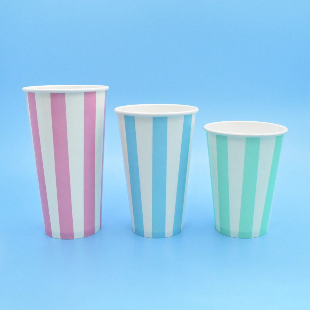 Candy Stripe Cups
