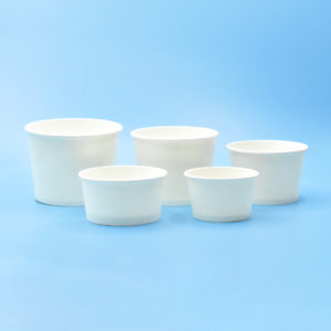 White Ice Cream Cups